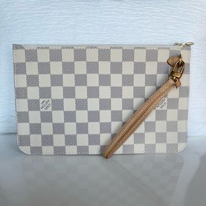 Louis Vuitton Neverfull Large Pochette Damier Azur